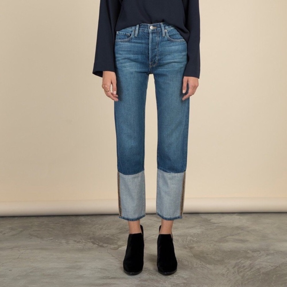 Frame Le High Straight Jeans Size 25